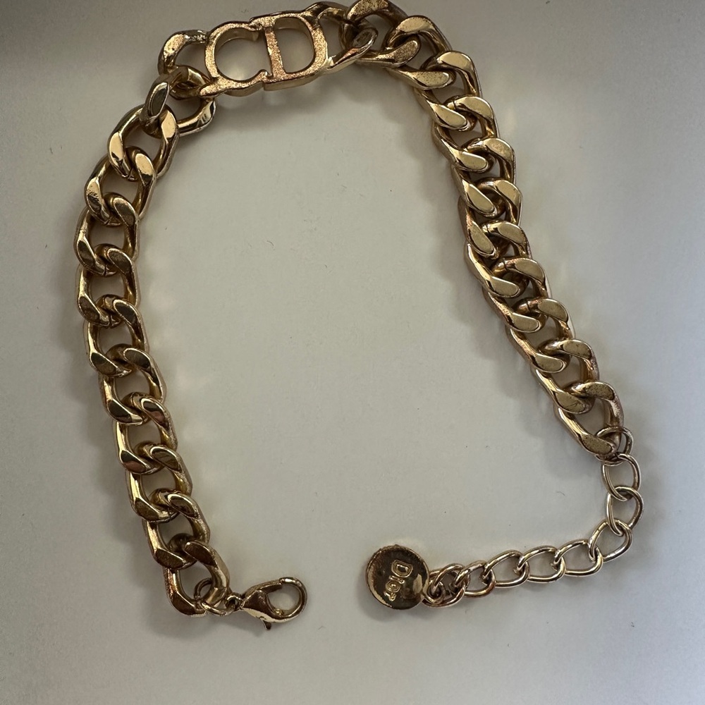 Dior Gold Chain Bracelet